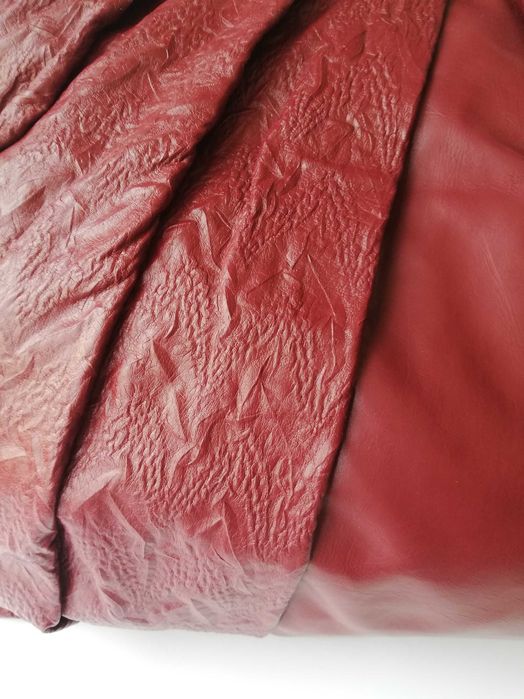 duży shoper  burgund ekoskóra