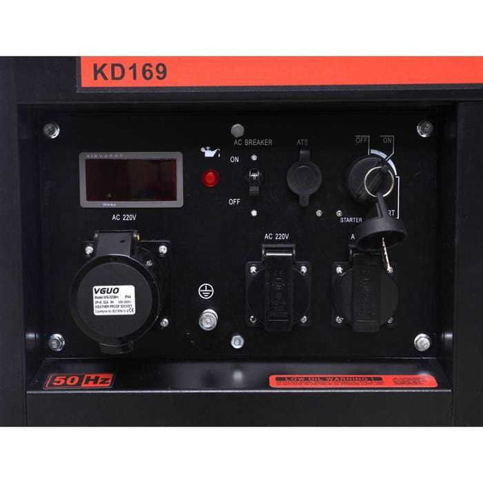KRAFT&DELE Agregat Prądotwórczy Generator 9000w 220v/50hz Avr KD169