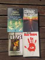 Pakiet 4 popularnych książek ( Christie, Orwell, Małecki, McCarth )y