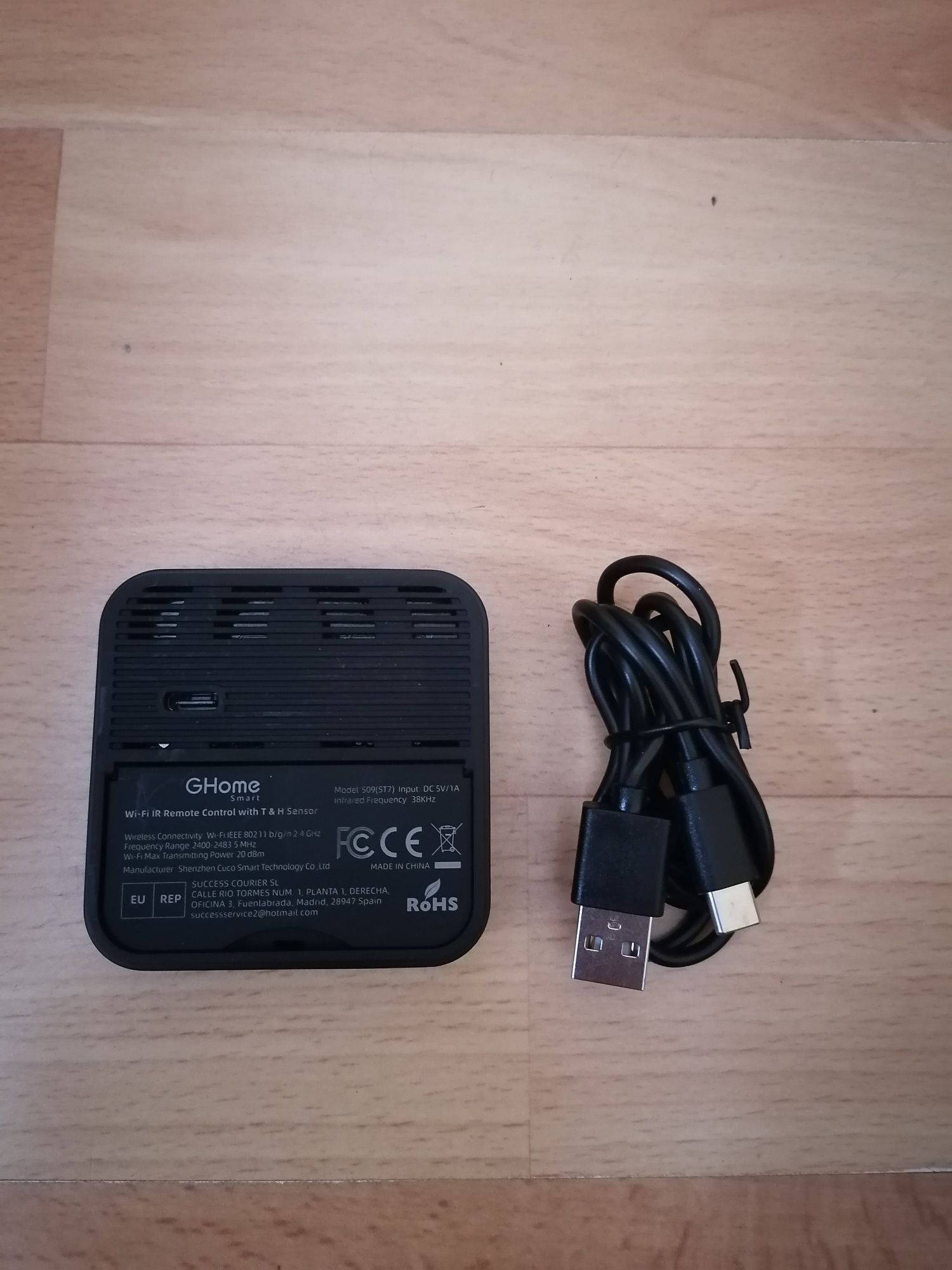 GHome Smart Wi-Fi Termometr Higrometr, Inteligentny Pilot Zdalnego Ste