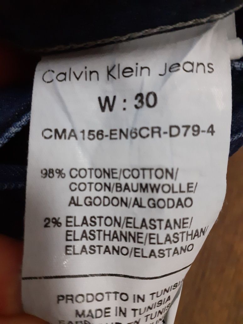 Męskie jeansy Calvin Klein Regular Slim 30