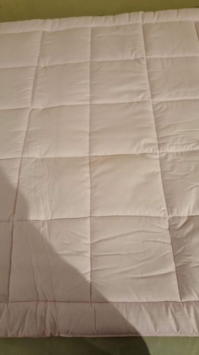 Mata do zabaw / Kocyk 120x120cm - Kwiaty różowe - 120x120