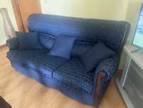 Sofa azul para venda