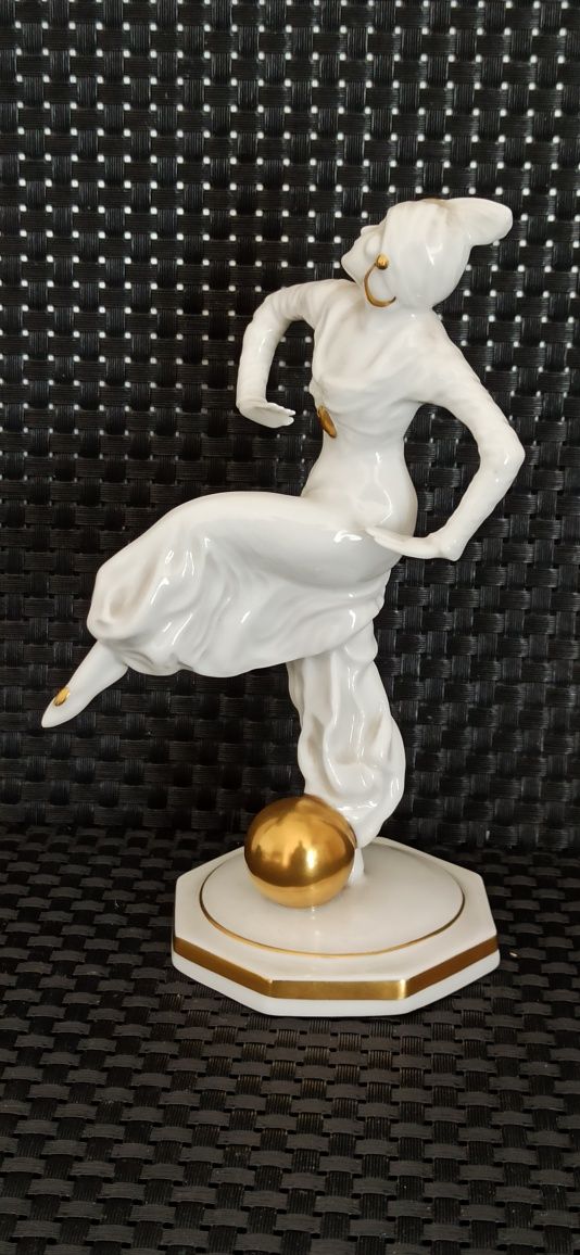 Figurka Tancerka  Porcelana Hutschenreuther LHS Selb 1920 r Ideał