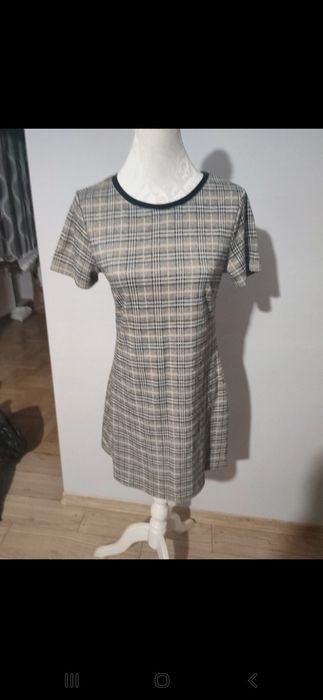 Sukienka w kratkę sinsay XL