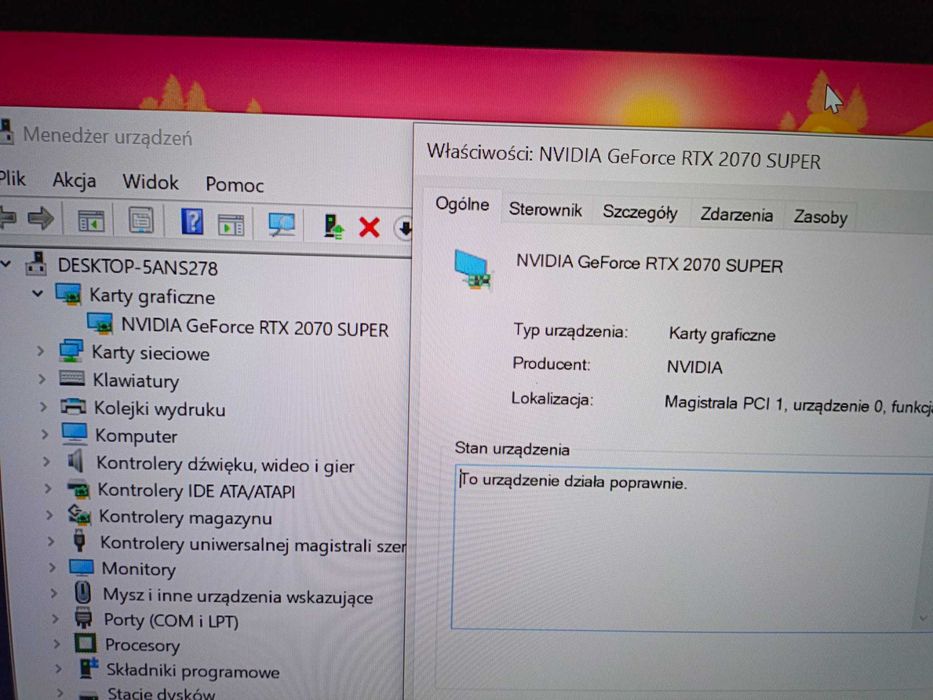 ZOTAC RTX2070 SUPER AMP Extreme 8GB GDDR6 256bit - pudło!