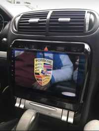 Rádio Android 12 com GPS Porsche Cayenne 03-10 (Artigo Novo)