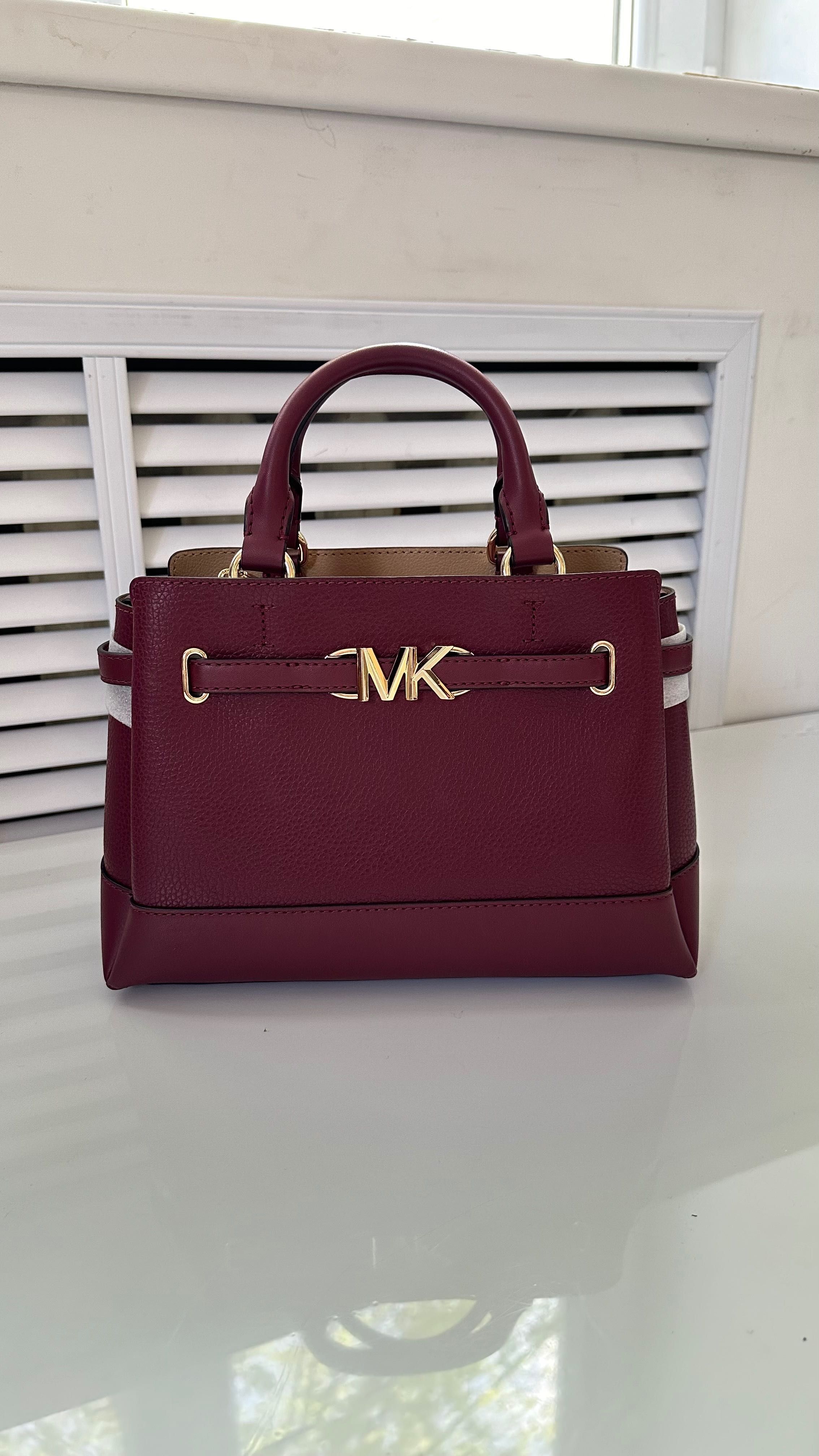 Вишнева сумка Reed Small Michael Kors