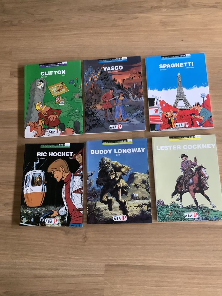 Coleção Clássicos da Revista Tintin - os 12 livros da coleção