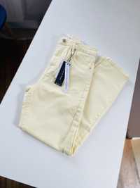 Żółte spodnie jeansy 38 M Stradivarius nowe