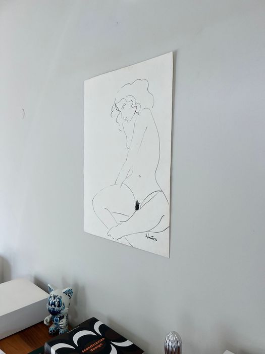 Francisco Simões - Desenho a tinta da china