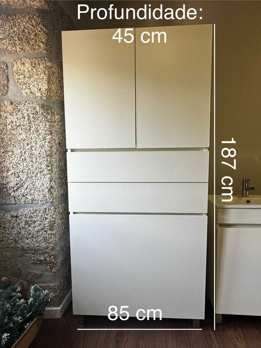 Armário wc com tulha