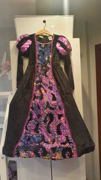 Sukienka księżniczki, czarownicy, przebranie, strój 122-134