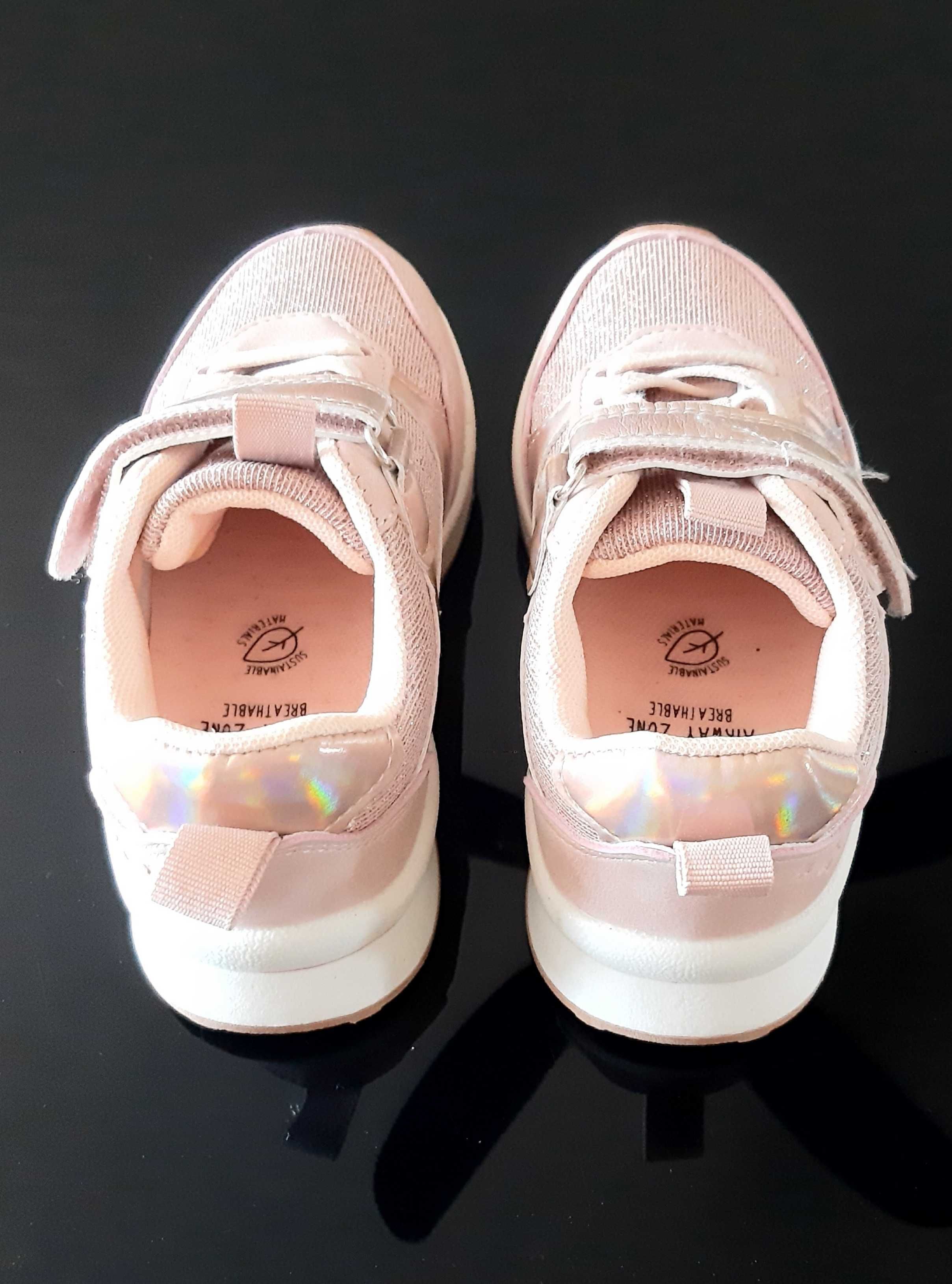 Buty adidasy sneakersy cool club smyk jak nowe r.28 brokat różowe