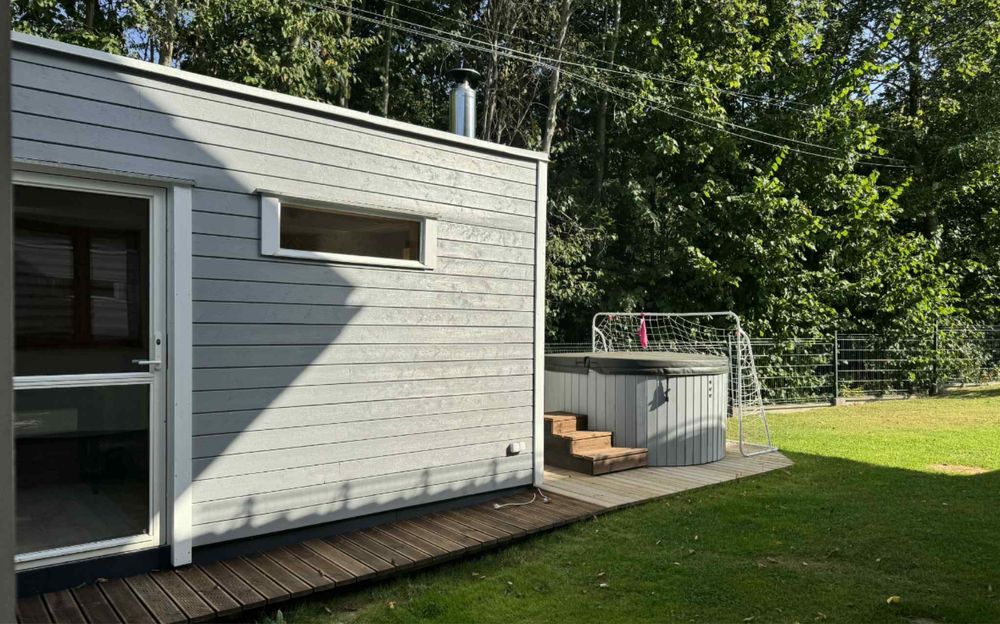 Sauna zewnetrzna 2,4x4m