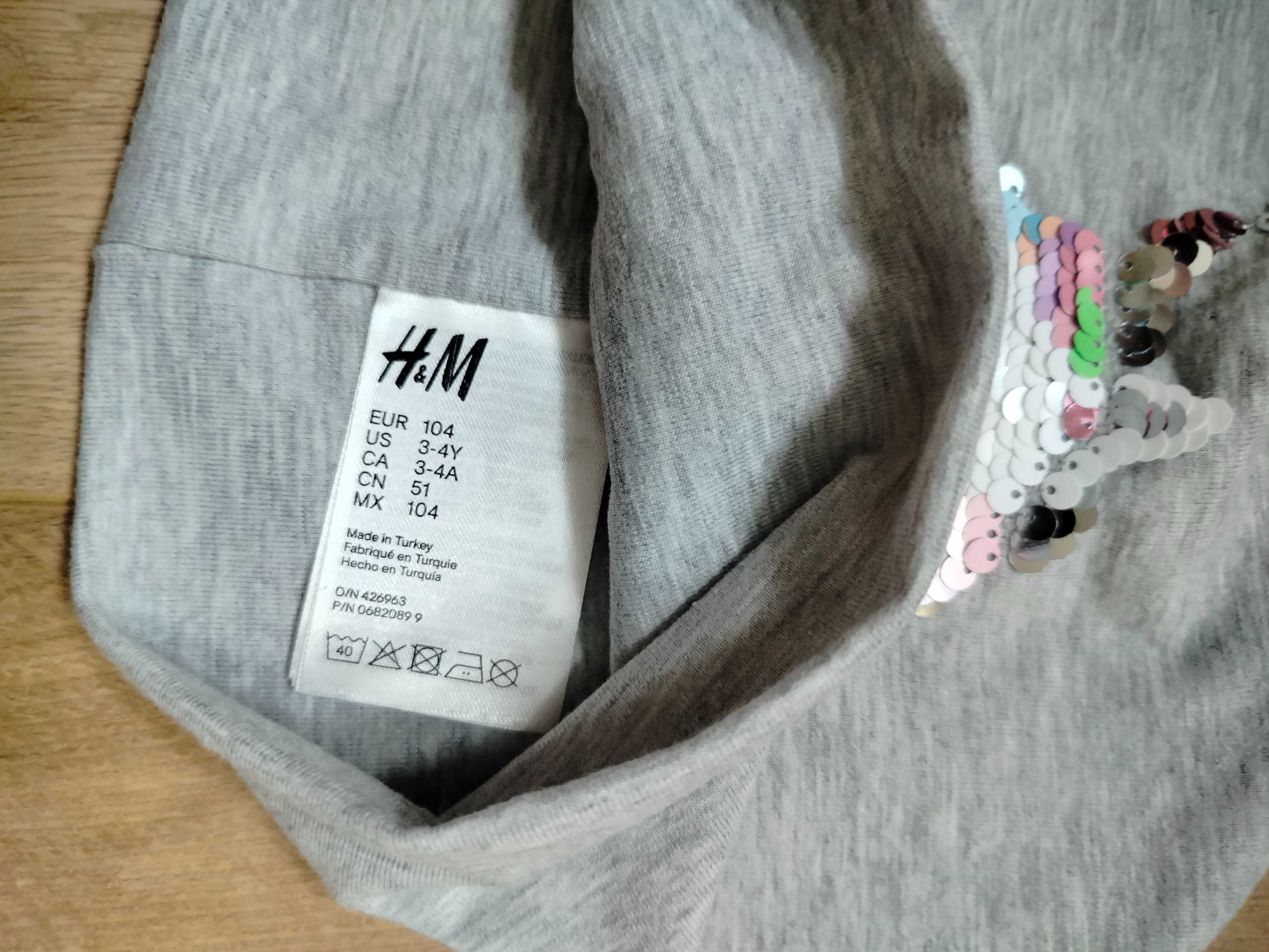 H&M czapka dla dziewczynki rozm.104