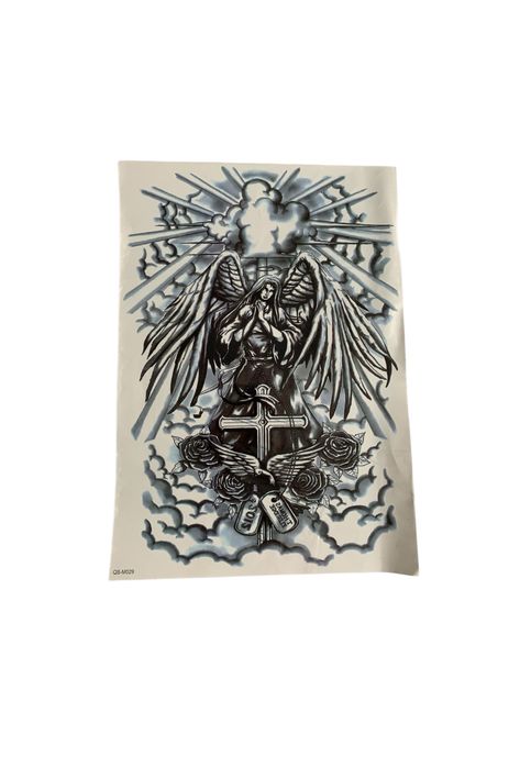 plakat cross futurystyczny angel 35x48
