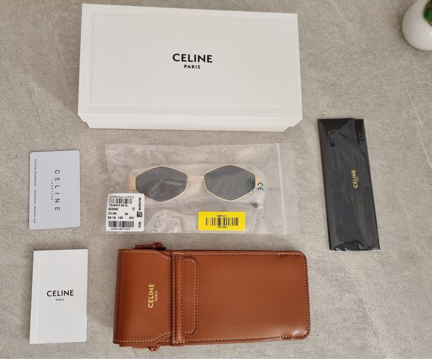 Okulary Przeciwsloneczne Filtr UV Zestaw Sloneczne Celine