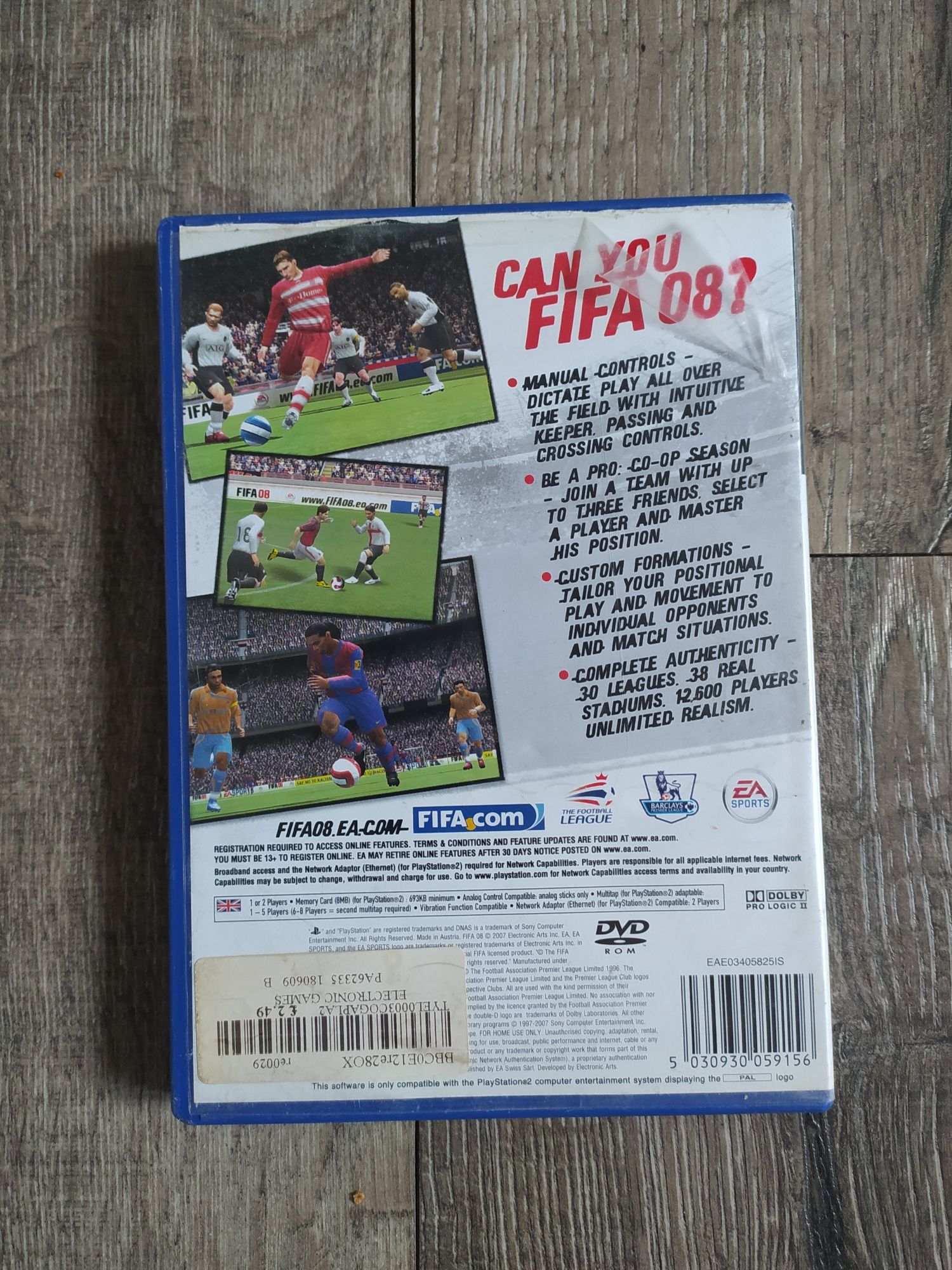 Gra PS2 FIFA 08 Wysyłka