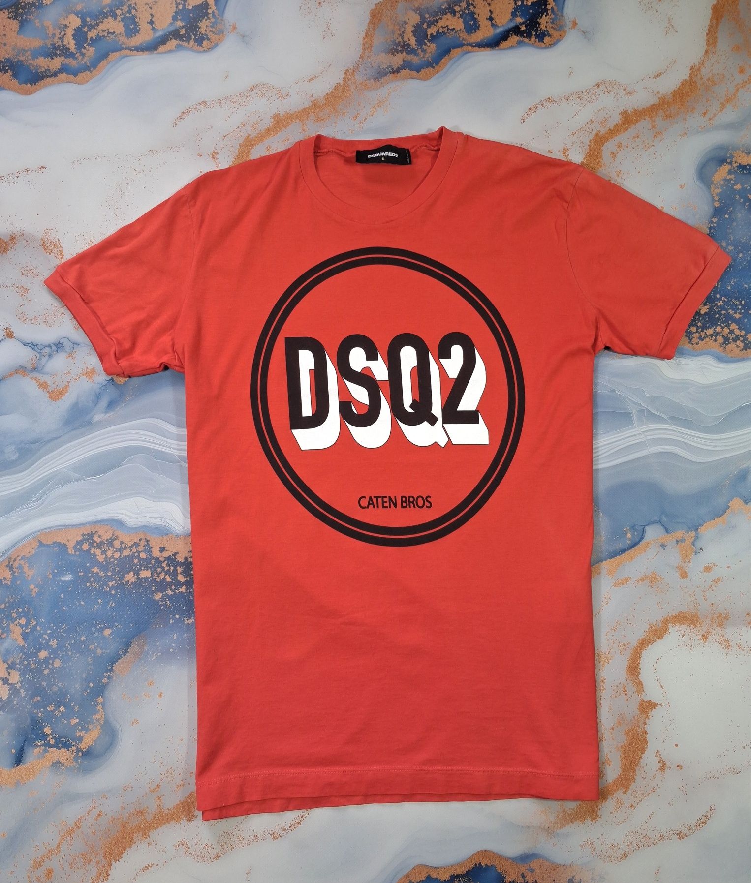 Футболка Dsquared2 2 Caten Bros мужская красная