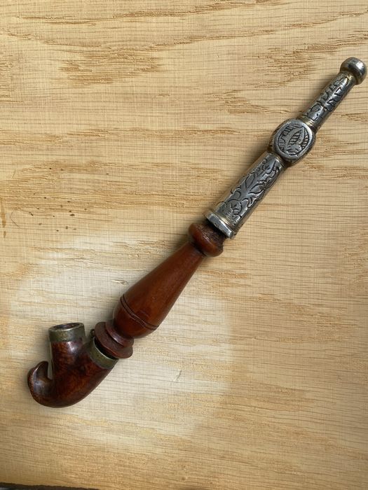 Fajka drewno metal grawer REZERWACJA