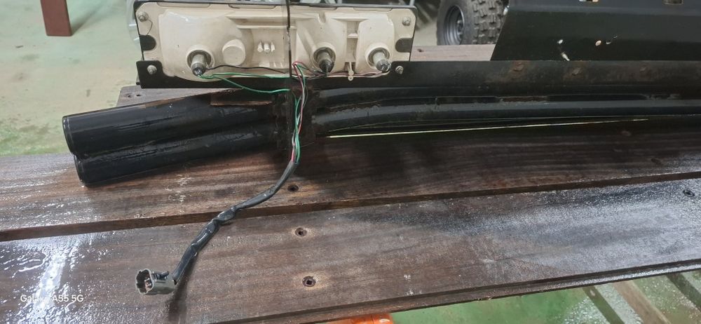 Para choques traseiro completo isuzu d-max