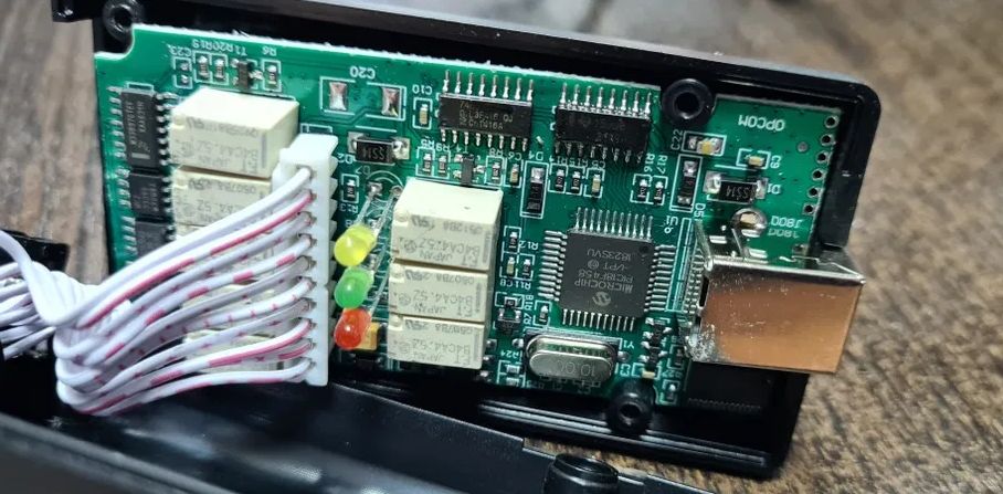 Диагностический сканер OP-COM 1.99 для опель чип PIC18F458OBD2 opcom