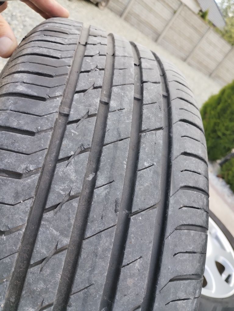 Koła felgi alufelgi 5x112 audi a4 b6 a3 et42 ładne opony 205/55/16