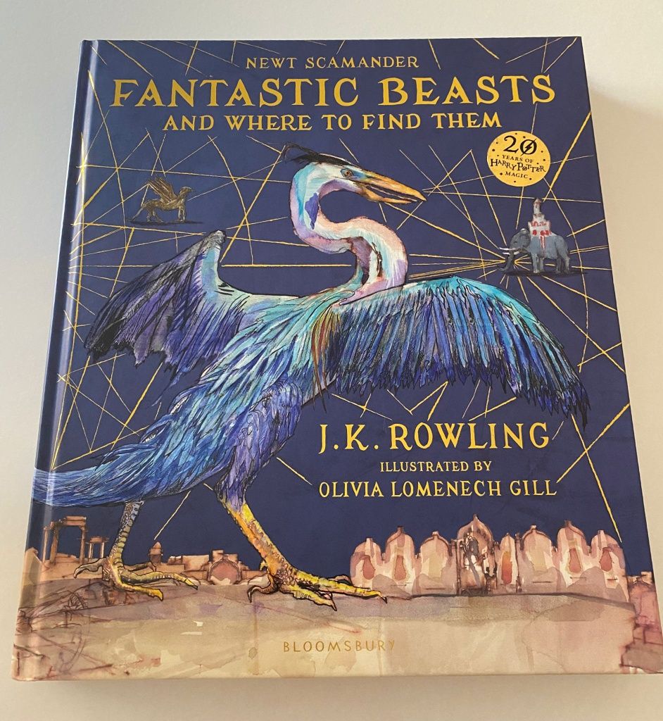 Livro de ilustrações de Fantastic Beasts