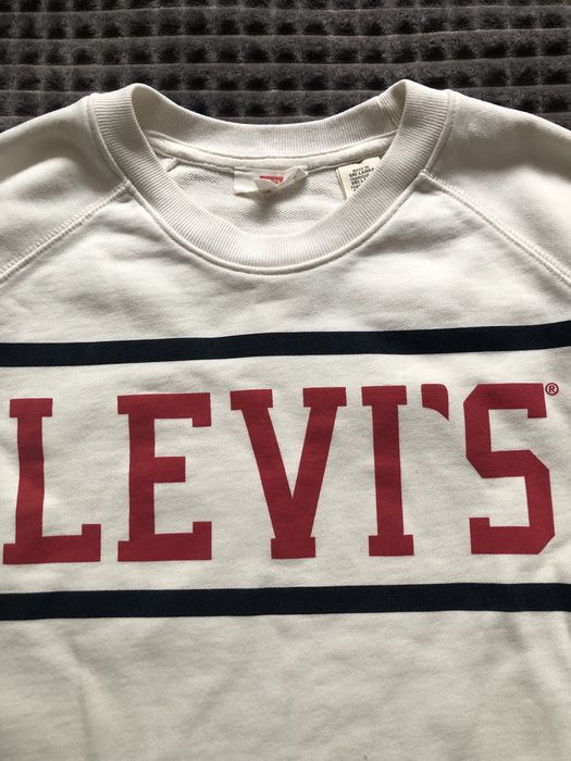 LEVI’S (M) Cropped Sweatshirt Short укороченный свитшот лонгслив кофта