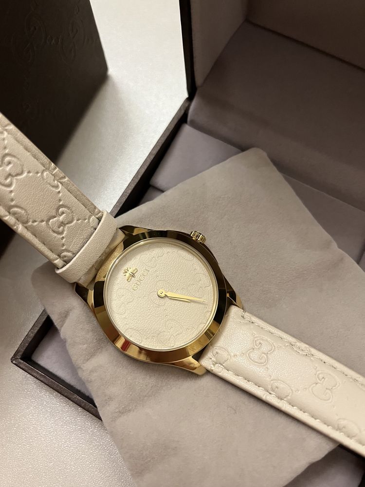Женские швейцарские оригинальные летние часы Gucci 38mm