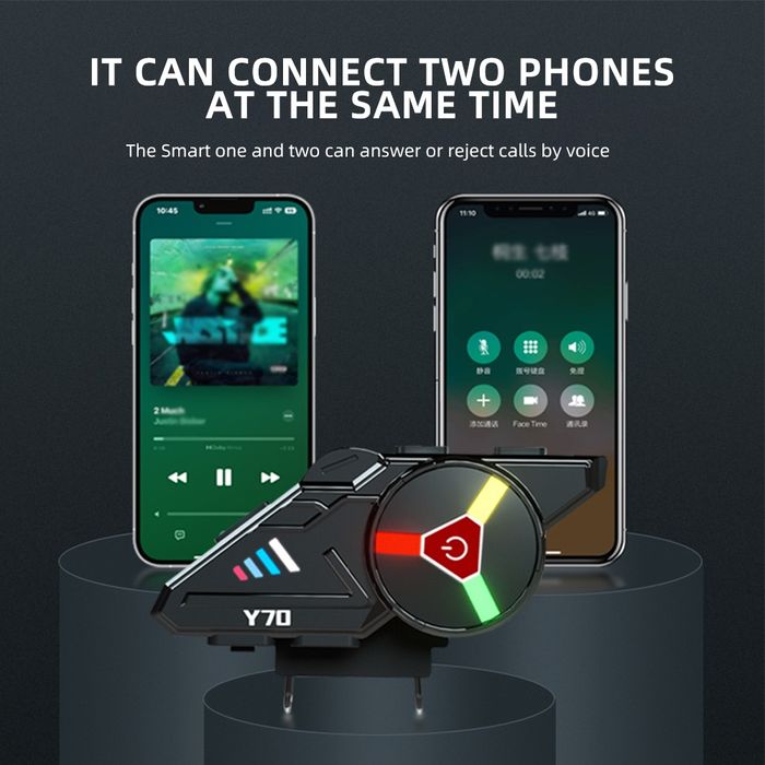 Intercomunicador para capacete de moto bluetooth prova de água NOVO