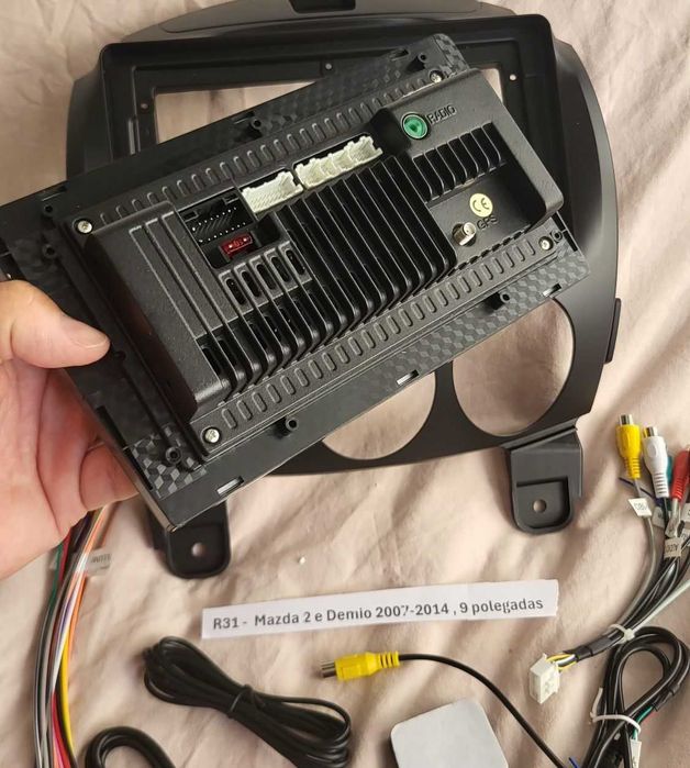 R31 - Auto Rádios Mazda 2 e Demio 2007 a 2014 , 9 polegadas  android