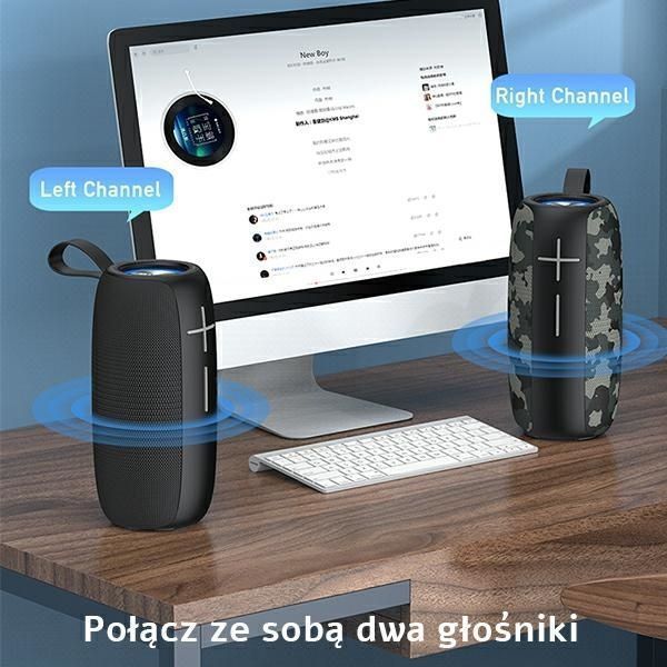 Awei Głośnik Bluetooth Y370 20W Czarny/Black