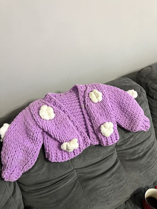 Вязаний кардиган 80-92 розмір