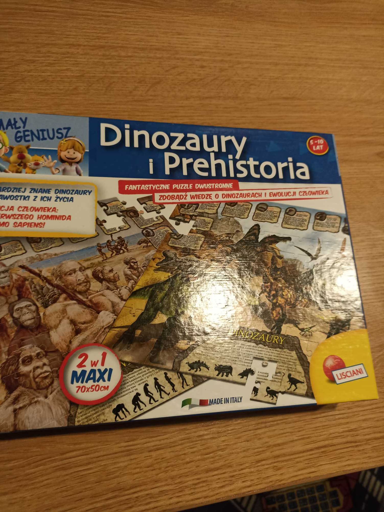 Puzzle Dinozaury i prehistoria