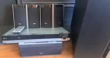 Sistema de som surrund DVD e rádio marca LG