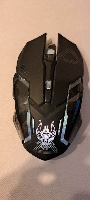 Mysz gamingowa, bezprzewodowa -podświetlana-Apio Dragon