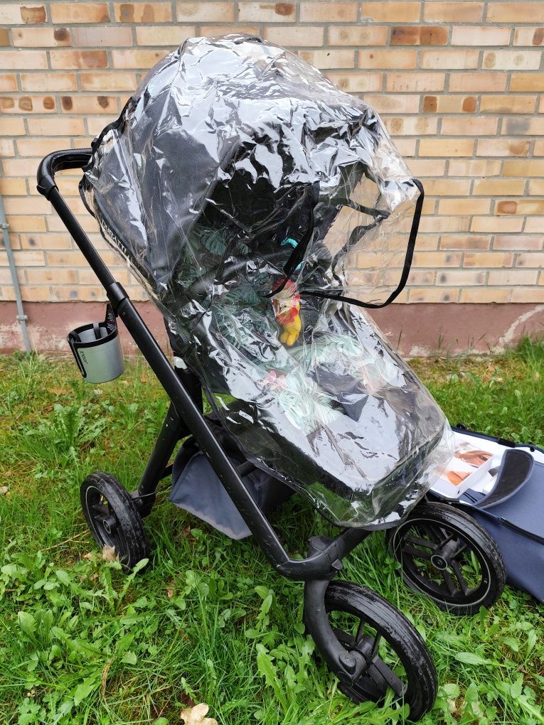 Wózek gondola spacerówka 2w1 duży dubatti dodatki mega gratis