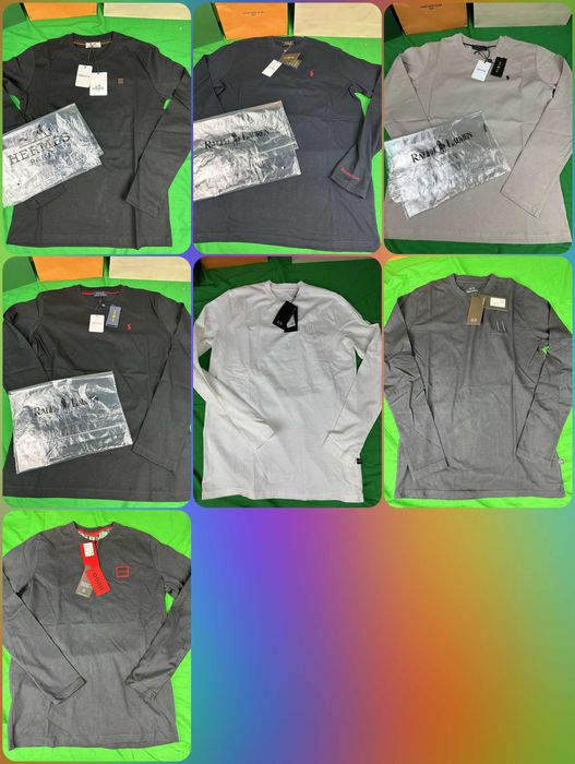 S-XXXL Longsleeve Hugo Boss ralph lauren małe logo hermes nowość