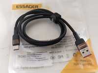 Кабель Type C Essager USB Quick Charge 3.0 швидка зарядка