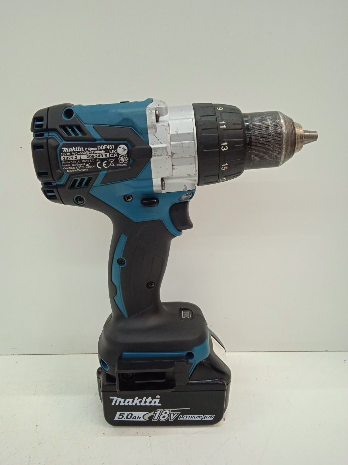 Makita DDF481 Wiertarko Wkrętarka Akumulatorowa Brushless 5.0Ah 2021.3