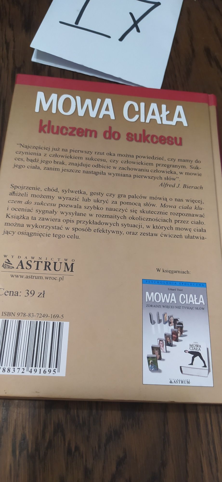 Mowa Ciała kluczem do sukcesu Alfred J. Bierach