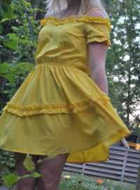 Плаття літнє, жовтого кольору