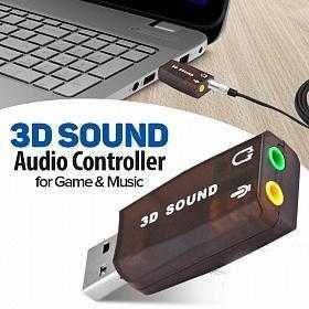 USB 3D Audio Sound Card adapter звукова Аудіо карта адаптер плата