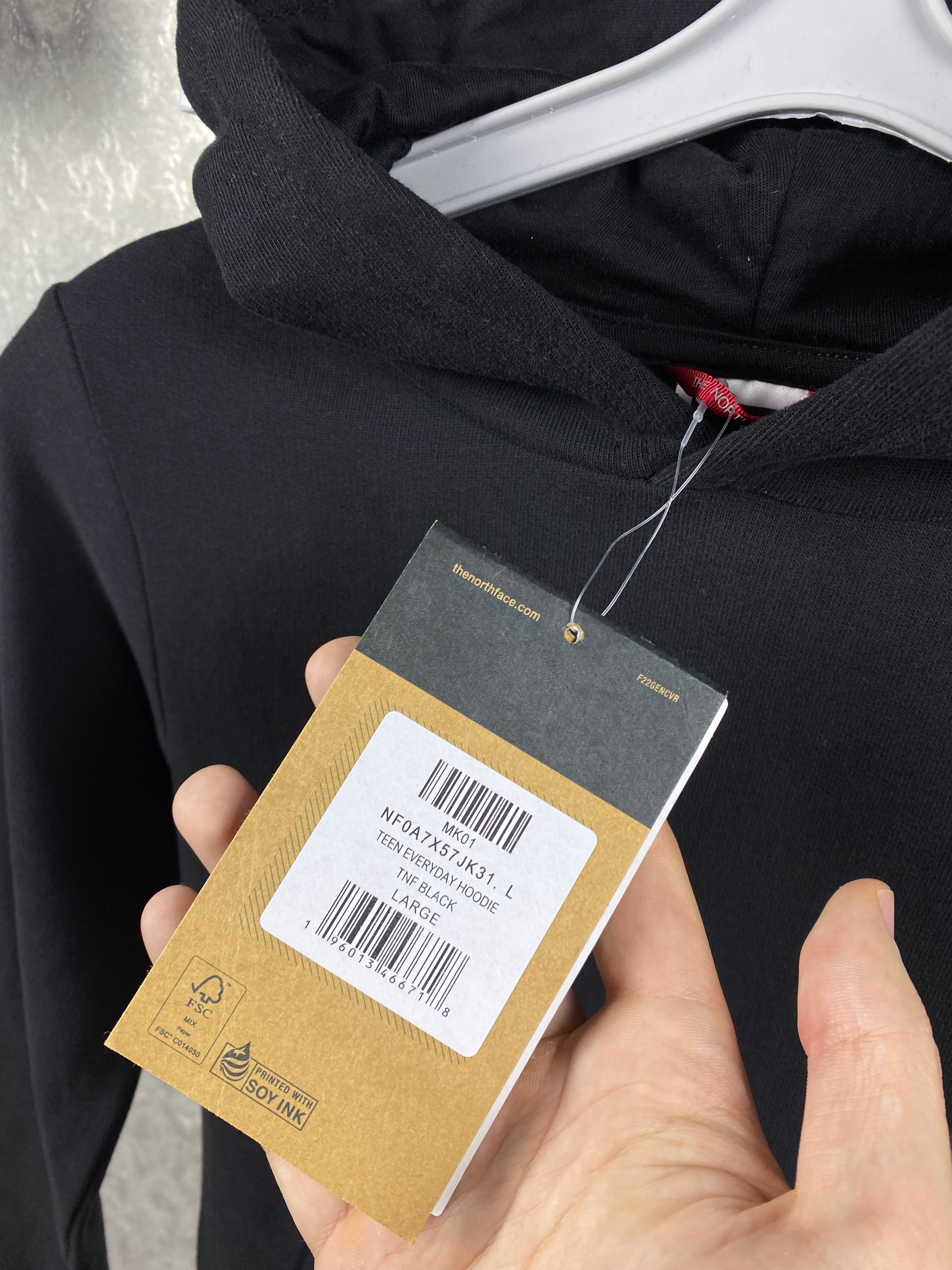 Базовое черное худи The North Face Everyday Hoodie