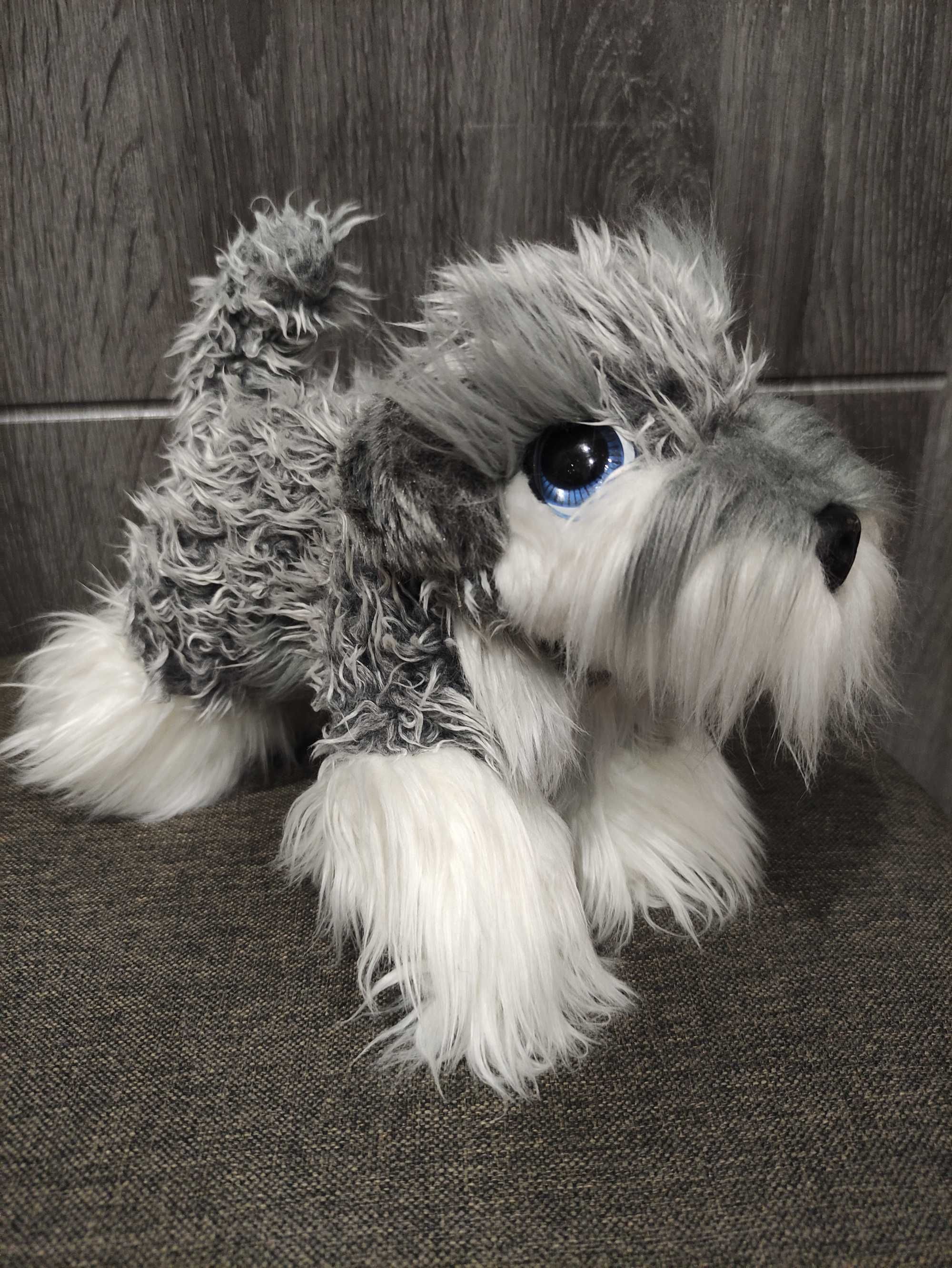 Игрушка собака, щенок, шнауцер, песик, цуценя, собачка 23 см Keel toys