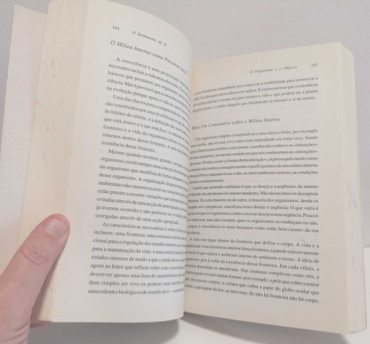 Livro - O Sentimento de Si, de António Damásio