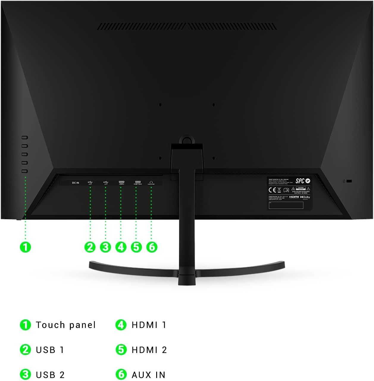 Акція! Монітор 24 дюйми SPC Smart SKU 900024NS (Full HD VA 60Гц)