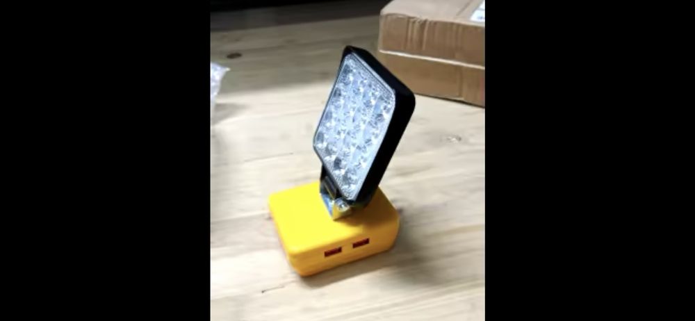 Лед лампа фонарь Dewalt XR 18V 20V